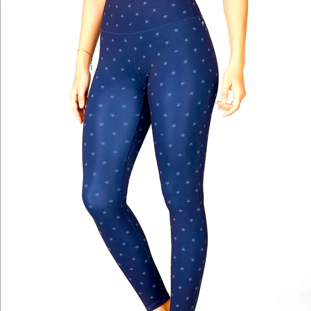 NWT Fabletics | High-waisted UltraCool Liberty Star 7/8 Leggings (XXS)
